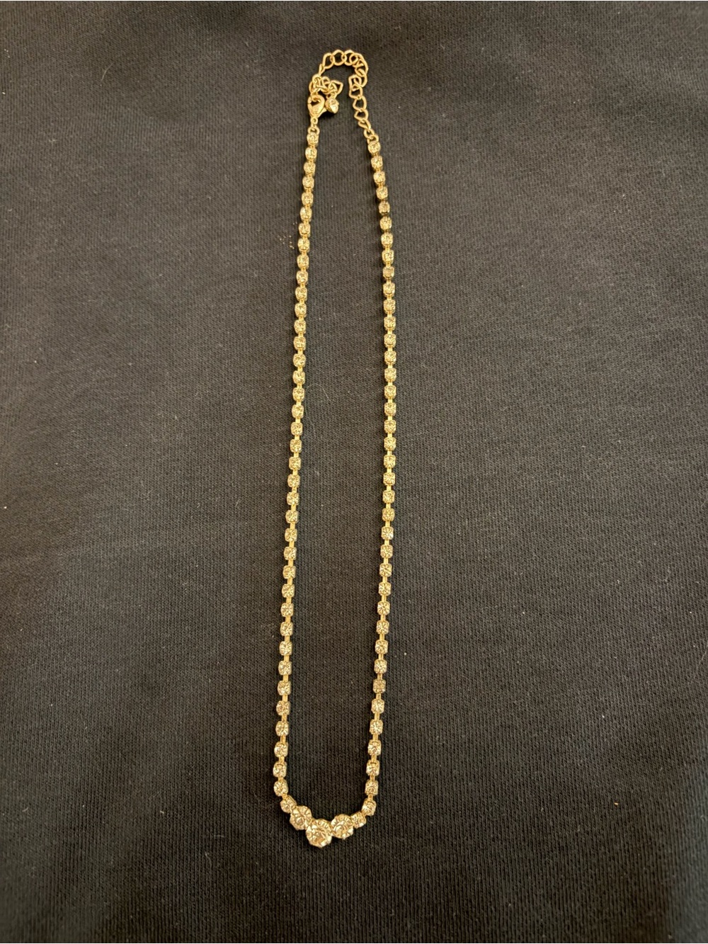 Silver Crystal Tennis Necklace - Women's Jewelry